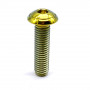 Titanium Button Head  Bolt M5 x (0.80mm) x 20mm - DIN 7380