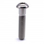 Titanium Button Head  Bolt M6 x (1.00mm) x 30mm - DIN 7380