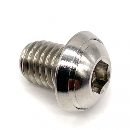 A4 Stainless Steel Button Head  Bolt M8 x (1.25mm) x 10mm - DIN 7380