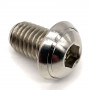 A4 Stainless Steel Button Head  Bolt M8 x (1.25mm) x 12mm - DIN 7380